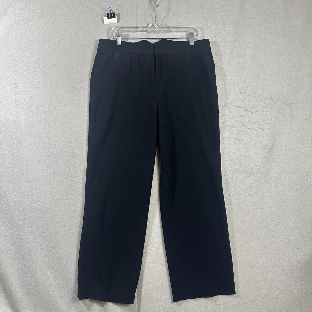 CJ Banks Dress Dress Straight Leg Pants Womens Plus 14W Stretch Black
